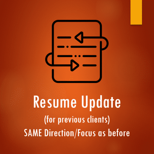 Resume Update for previous clients SAME Direction Focus 500x501
