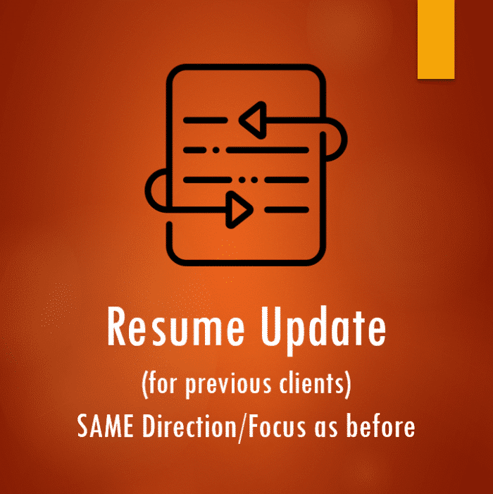 Resume Update for previous clients SAME Direction Focus 700x701