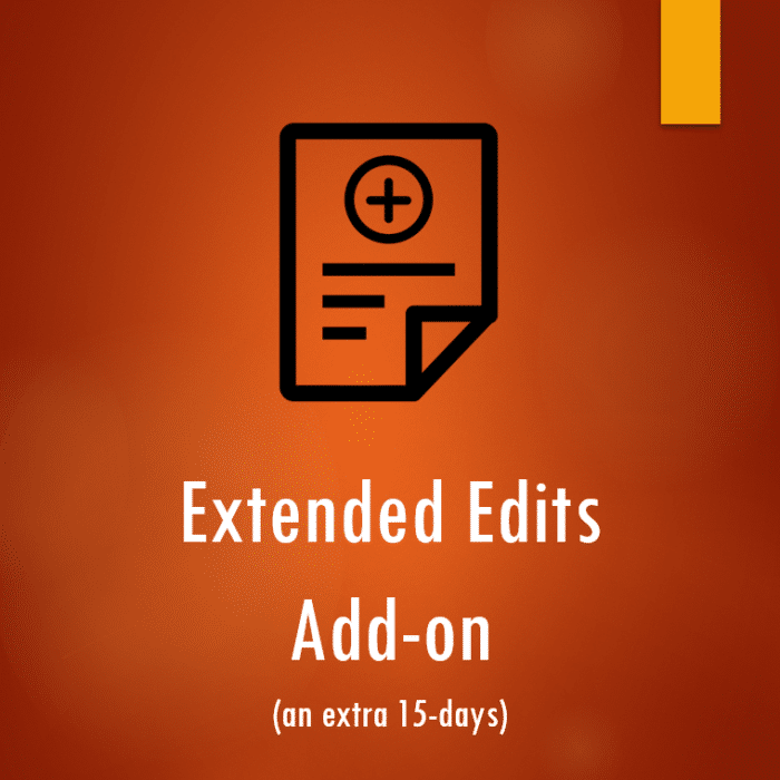 Extended Edits Add on 700x700
