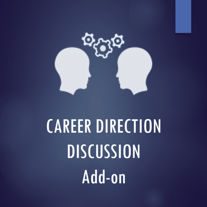 Career Direction Discussion Add on 700x700