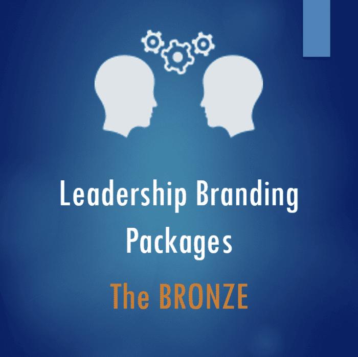 Leadership Branding Package: The BRONZE